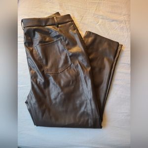 Faux Leather Pants